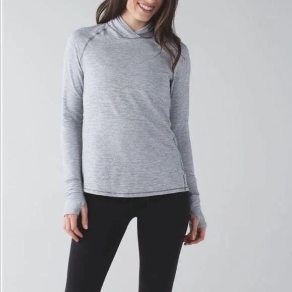 Lululemon Warm Your cored Stripped Long Sleeve Top Size Medium - Picture 1 of 11